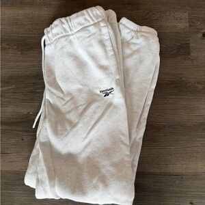 Gray Reebok Sweatpants